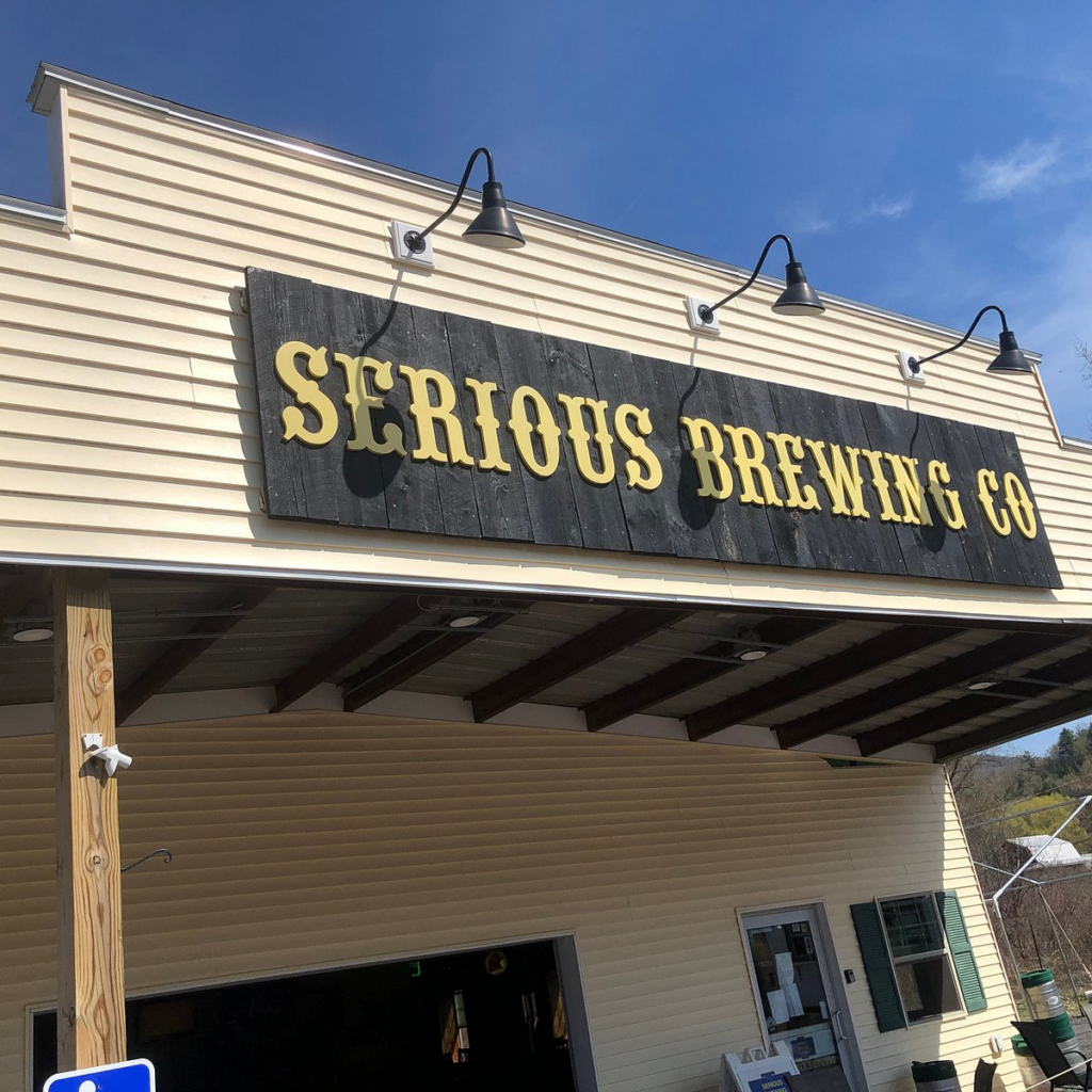 Serious Brewing's business front